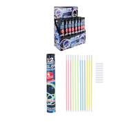 HENBRANDT 144 piezas de varillas y conectores luminosos de neón de 21 cm, pulseras que brillan en la oscuridad, suministros de fiesta para Halloween, Navidad, fiestas y festivales para niños y adultos
