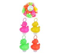 HENBRANDT 20 Pato Plástico con Gancho - Colores Variados (20 Weighted 7cm Plastic Ducks with Hooks - Assorted Colours)
