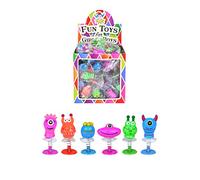 Henbrandt Juguetes Monstruos saltadores para fiestas infantiles y cumpleaños, pack de 6
