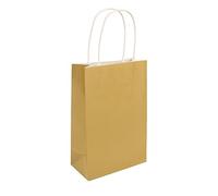 HENBRANDT Bolsa de fiesta con asas, paquete de 6 (dorado)