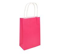 HENBRANDT Bolsa de fiesta con asas, paquete de 6 unidades (rosa caliente)