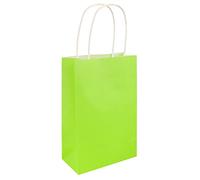 HENBRANDT Bolsa de fiesta con asas, paquete de 6 unidades (verde neón)