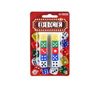 HENBRANDT Juego de Dados de Seis Caras Juego de Dados de Colores (D6) Paquete de 10