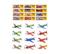 HENBRANDT Paquete de 12 planeadores clásicos de la Segunda Guerra Mundial - Piñata de poliestireno, bolsa de fiesta de relleno de boda