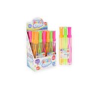 HENBRANDT Paquete de 3 Espadas de Burbujas, 3 Colores Surtidos, 55 ml, Juguetes para niños, diversión de Verano, varitas de Burbujas para niños, Fiestas en la Playa y el jardín, Juegos al