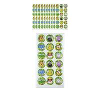 Henbrandt Pegatinas grandes de la selva, 180 calcomanías surtidas de animales de safari, niños, niñas, profesores, recompensas escolares, recuerdos de fiesta, álbumes de recortes