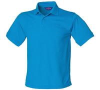 Henbury 65/35 clásico pique polo h400 - unisex casual camiseta plana