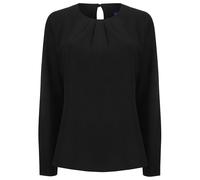 Henbury Blusa de manga larga con pinza delantera para mujer (PC3829)