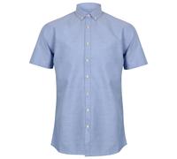 Henbury Camisa de manga corta modelo Oxford para hombre (RW5425)