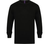 Henbury - Jersey/ Sweater cuello redondo Modelo 12 gauge fine hombre caballero