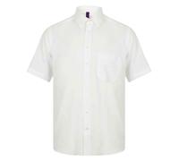 Henbury Manga Corta Anti-bacterial Fácil Cuidado Transpirable Poliéster Camisa
