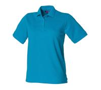 Henbury Mujer Poliester / Piqué Algodón SPORTS Polo Camiseta Mujer Tallas 8-20