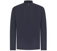Henbury - Top de manga larga con un cuarto de cremallera hombre caballero