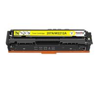 HenceBuy 207A Amarillo Toner con Chip Compatible con HP 207A W2212A Cartucho de Tóner para HP Color Laserjet Pro MFP M283fdw M282nw M255dw M283 M283fdn M255nw M282 207X W22112 (1 Amarillo)