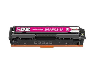 HenceBuy 207A Magenta Toner con Chip Compatible con HP 207A W2213A Cartucho de Tóner para HP Color LaserJet Pro MFP M283fdw M282nw M255dw M283 M283fdn M255nw M282 207X W2213X (1 Magenta)