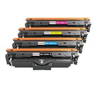 HenceBuy 220X Toner (Con chip) Compatible con HP 220X 220A Multipack para HP Color LaserJet Pro MFP 4302dw 4302fdw 4302fdn 4202dn 4202dw W2200X W2201X W2202X W2203X Negro Cian Magenta Amarillo