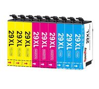 HenceBuy 29XL Cartuchos de tinta para Epson 29XL 29 XL Multipack para Expression Home XP-235 XP-245 XP-255 XP-332 XP-335 XP-342 XP-352 XP-345 XP-432 XP-435 XP-442 XP-445 (2cian 2 magenta 2 amarillo)