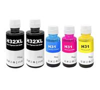 HenceBuy 32XL 31 Botella de tinta compatible con HP 32 31 tinta para Smart Tank 7005 7305 5105 5106 5107 7605 7306 7006 7001 Plus 555 559 570 655 670 558 Impresora (5 Paquete de