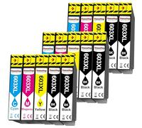 HenceBuy 603XL Cartucho de Tinta Compatible con Epson 603 XL para Expression Home XP-2100 XP-2105 XP-2150 XP-3100 XP-3150 XP-4100 Workforce WF-2810 WF-2820 WF-2830 WF-2850 WF-2835 (15-Paquetes)