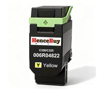 HenceBuy C320 C325 Cartucho de tóner amarillo de repuesto para 006R04822 compatible con Xerox C320DN C320DNI C325DN C325DNI Printe (1 amarillo)