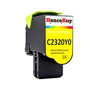 HenceBuy Cartucho de tóner amarillo compatible de repuesto para Lexmark C2425 MC2425 MC2425adw C2535dw MC2535 MC2535adwe MC2325 MC2325adw C2325 C2325dw MC2640 MC2640adwe C2320Y0 (1 amarillo)
