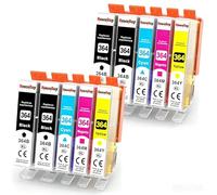 HenceBuy Cartuchos de tinta 364 compatibles con HP 364XL para HP Photosmart 5510 5520 5524 6510 6520 6515 7510 7520 Deskjet 3070A 3520 Officejet 4610 4620 4622 (4622) BK/2C/22 M/2 años)