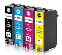 HenceBuy T40D Cartuchos de impresora compatibles con Epson T40D1 T40D2 | Juego de 4 cartuchos para impresora Surecolor SC-T2100 SC-T3100 SC-T3100M MFP SC-T3100N SC-T5100 SC-T5100M SC-T5100N