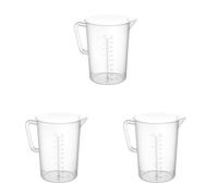 HENDI 567302 Taza medidora, Claro, 2 l (Paquete de 3)