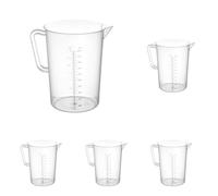 HENDI 567302 Taza medidora, Claro, 2 l (Paquete de 5)