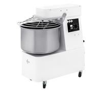 HENDI Amasadora espiral con cuba fija, 2 velocidades, 22L, 400V, 1100W, 385x670x(H)725mm, acero inoxidable y acero al carbono