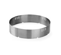 HENDI Aro Adaptador para Fogón de Gas Hokker 147108, Accesorio de Cocina en Acero Inoxidable 18/0 para Usar con Sartén Wok 626504, ⌀360x(H)80mm, Sin Montaje