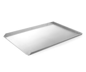 HENDI Bandeja de horno con 3 bordes elevados, formato panadería | Aluminio, apta para horno hasta 250°C, 600x400x(H)20mm, no apta para lavavajillas
