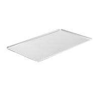 HENDI Bandeja de horno perforada con 4 bordes elevados, formato panadería | Aluminio, grosor 1,5mm, apta para horno hasta 260°C, apilable, 600x400x(H)10mm