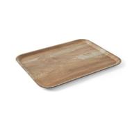 HENDI Bandeja de servicio de melamina con diseño de madera - Madera - 370x530 mm