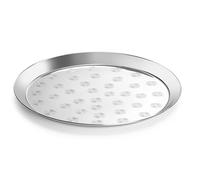HENDI Bandeja de servicio redonda para presentación, diseño decorativo, ø360x(H)24mm, acero inoxidable