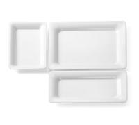HENDI Bandejas Gastronorm de borde fino - Melamina - GN 1/2-325x265x(H)20 mm