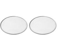 HENDI Base Bandeja Rejilla Malla Pizza, Rejilla redonda para hornear pizzas uniformemente, más crujientes, Bandeja redonda de malla para pizzas, horno, Diámetro 300 mm, Aluminio (Paquete de 2)