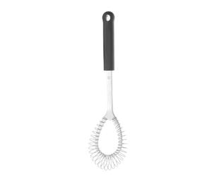 HENDI Batidor en espiral, cuchara mágica, batidor-mezclador manual de huevos, leche, cremas, salsas, aderezos, aliños, utensilio de cocina, mini batidor-mezclador, (L)300mm, acero inoxidable, PP
