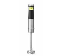 HENDI Batidora de mano, sin cable y recargable, batidora de brazo, de inmersión, velocidad ajustable continua con 1 botón sensible, cuchilla en forma de S, 230V, 150W, ø165x(H)390mm, acero inoxidable