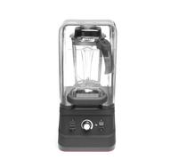 HENDI Batidora profesional con cubierta insonorizada, control manual, jarra de policarbonato resistente al calor y frío, velocidad variable, 230V, 1680W, 250x300x(H)540mm, ABS, acero inoxidable