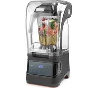 HENDI Batidora profesional digital con cubierta insonorizada, pantalla táctil, 3 velocidades, jarra de policarbonato resistente al calor y frío, 230V, 1680W, 250x300x(H)546mm, ABS, acero inoxidable