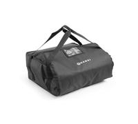 HENDI Bolsa de Reparto para Pizzas, Bolsas de Transporte, Bolsas de Servicio, Bolsa Térmica, con Bolsillo Transparente para Billetes, para 4 Cajas de 45x45 cm, Negra, 460x460x(H)210mm