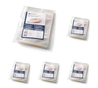 HENDI Bolsas lisas para cocción sous-vide y envasado al vacío, 100 unidades, -20 °C a +110 °C, 200x150mm, 75µm, PA/PE, sin BPA (Paquete de 5)