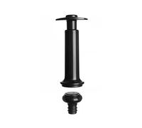 HENDI Bomba de vacío para vino, BarUp, conservador de sabor y aroma, preservador de vinos, para todos los tipos de vinos y de botellas, universal, conjunto incluye 2 tapones de vacío, negro, ABS, TPE