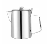 HENDI Cafetera tetera con tapa abatible, 1,4L, ⌀126x(H)185mm, acero inoxidable