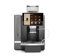 HENDI Cafetera totalmente automática, con sistema de espuma de leche, granalero, depósito de agua, 17 bebidas preprogramadas, pantalla táctil de 10", cafetera espresso, 390x544x(H)578mm, ABS, negro