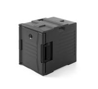 HENDI Caja isotérmica frontal para recipientes GN 1/1, AmerBox, para mantener alimentos fríos o calientes, 477x680x(H)620mm, LDPE