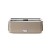 HENDI Calentador de Alimentos UNIQ, Servidor Exhibidor de Bufé, Chafing Dish, Calientaplatos Eléctrico, Sistema de Baño María, 12,5L, 220V, 700W, 607x402x(H) 245mm, AC. Inoxidable, Aluminio, PP, Beis