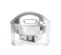 HENDI Calientaplatos redondo con acabado satinado - Profi Line - 6 L - 465x420x(H)320 mm