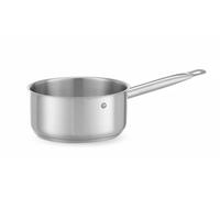 HENDI Cazo de cocina sin tapa, fondo de inducción continuo, apto para todas las fuentes de calor y el lavavajillas, con mango que se mantiene frío, 3 L, ø200x(h)95 mm, acero inoxidable